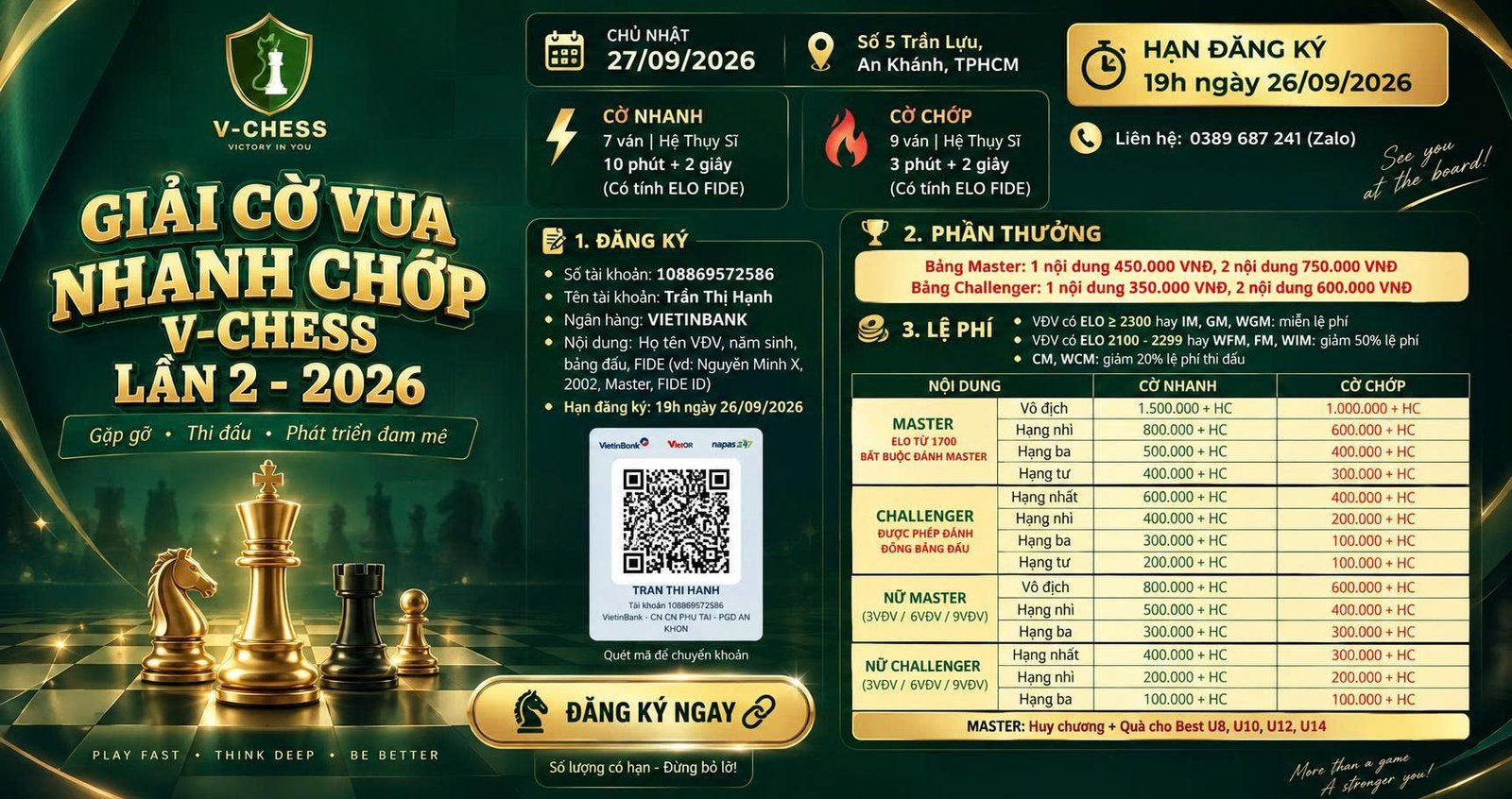 Giải đấu cờ vua V-Chess Academy