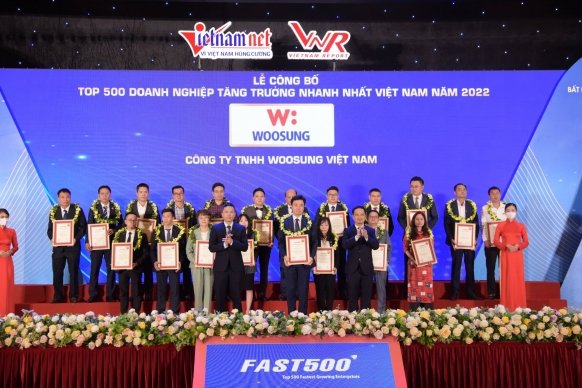 Woosung Việt Nam vinh danh Fast500